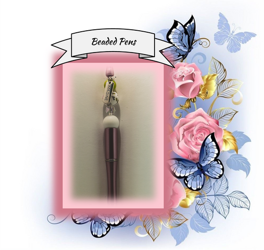 Light Purple Pen with a Birdy Bead 6