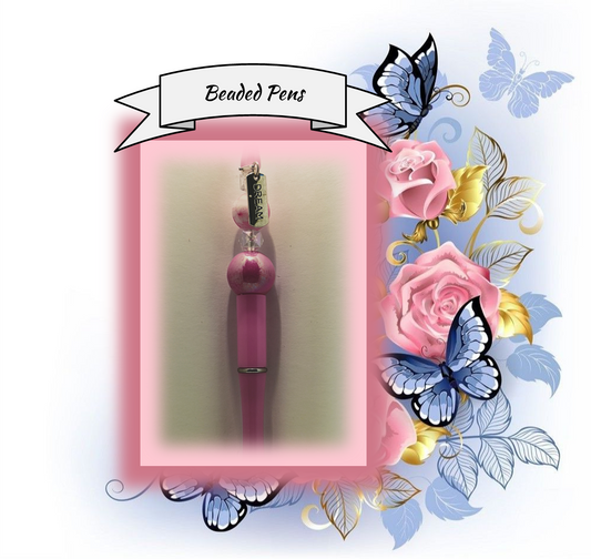 Pink Floral Pen 60