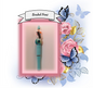 Light Teal Pen with a Floral Bead 150