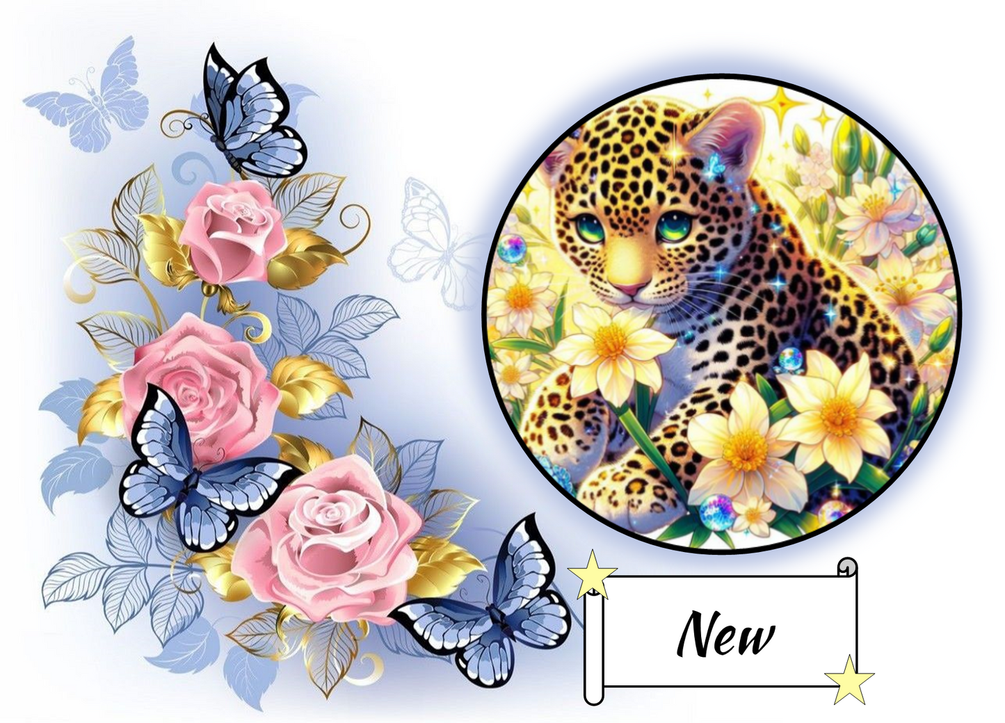 Cheeta and Flowers 249