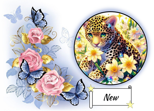 Cheeta and Flowers 249