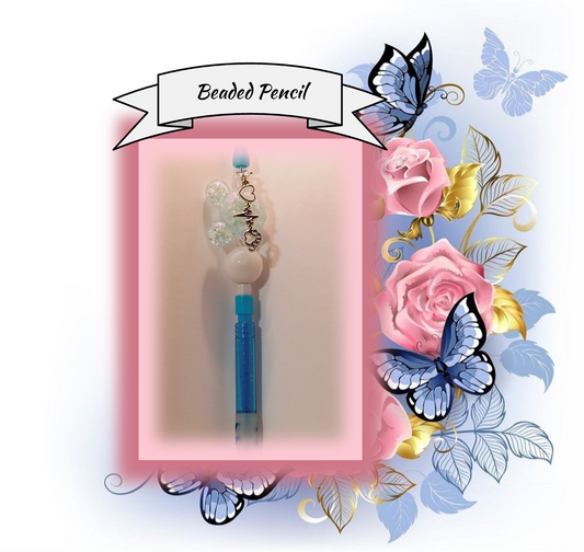 Blue Mechanical Pencil with Big Mickey Head 134