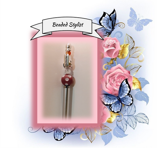 Silver Stylus with a Birdy Bead 140