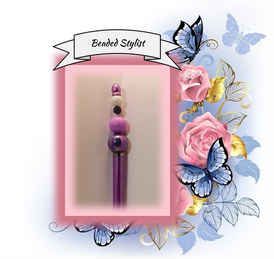 Purple Stylus Bright Purple Beads 162