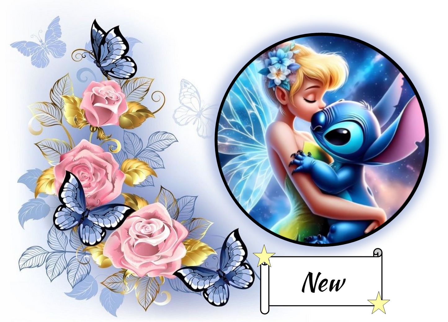 Tinker Bell and Stitch 642