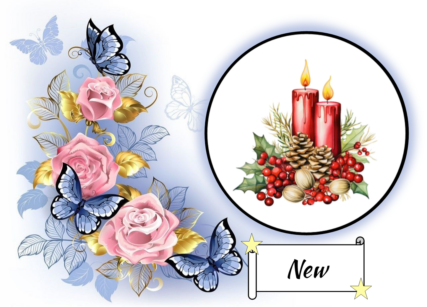 Christmas Candles 795