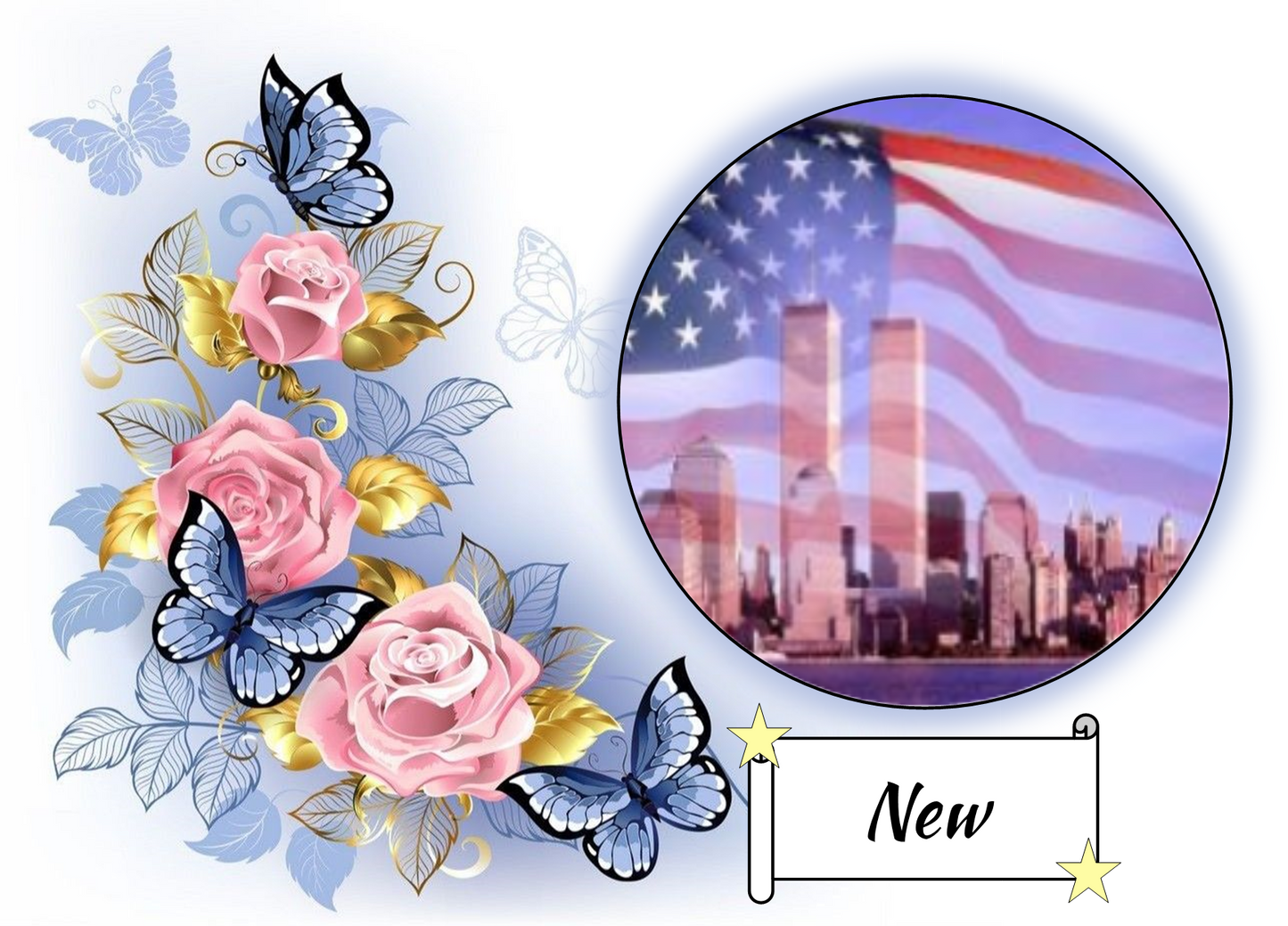 9-11 Twin Towers Never Forget 950