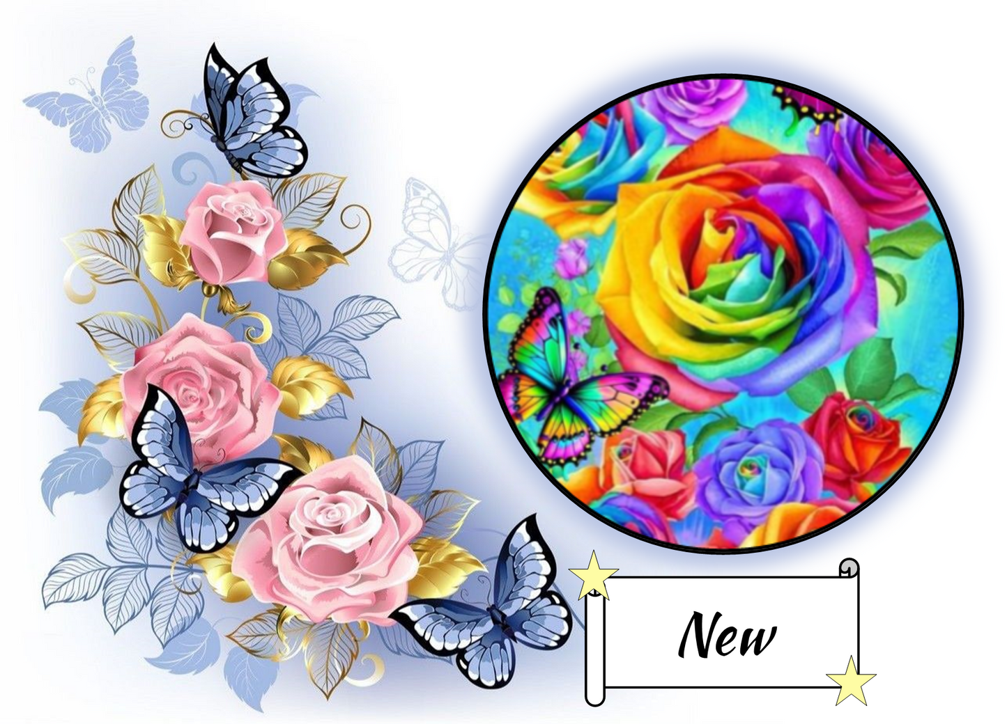 Rainbow Rose 95